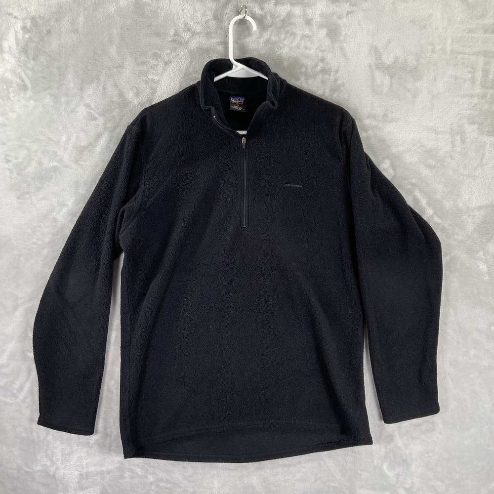 Vintage Patagonia Shirt men's Medium Capilene 1/4 Zip Lightweight Fleece Sweater
